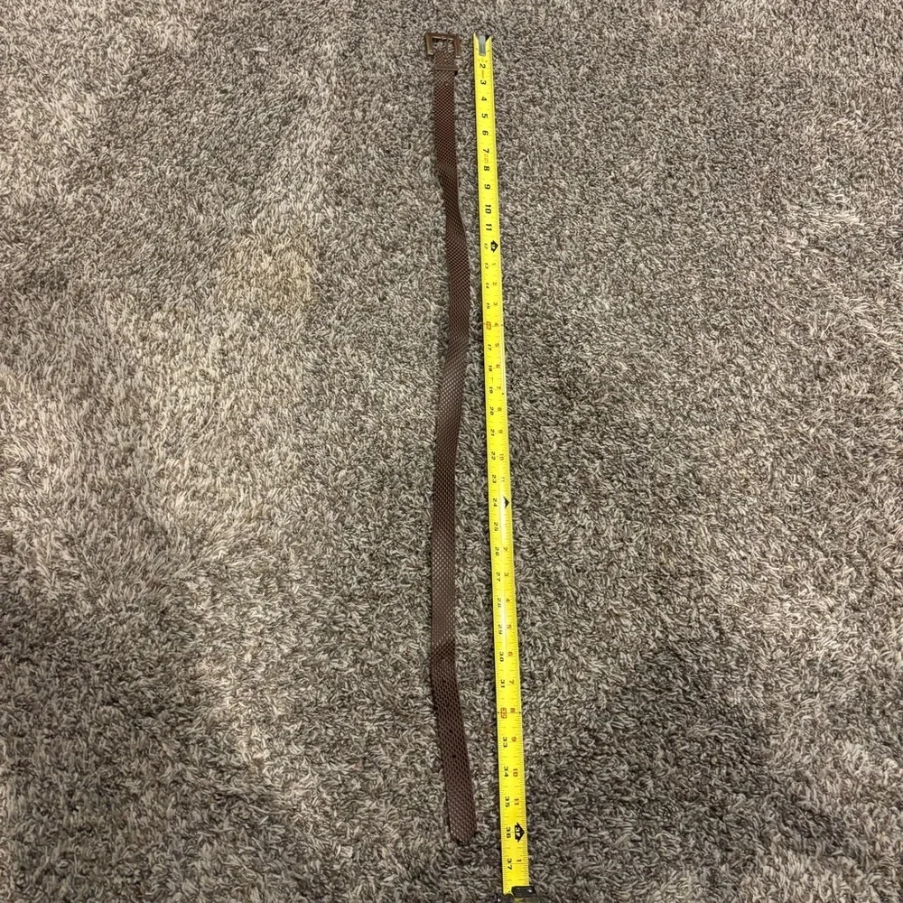 Women’s Chic Brown Textured Belt